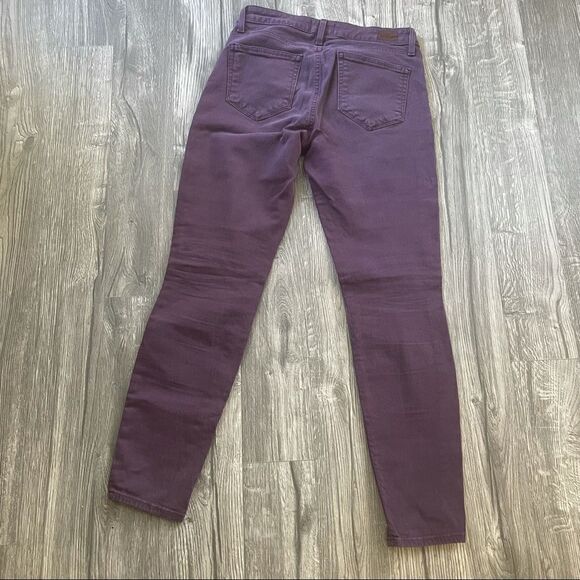 Revolve PAIGE Verdugo Ankle Vamp Red Purple Skinny Jeans - Picture 5 of 9
